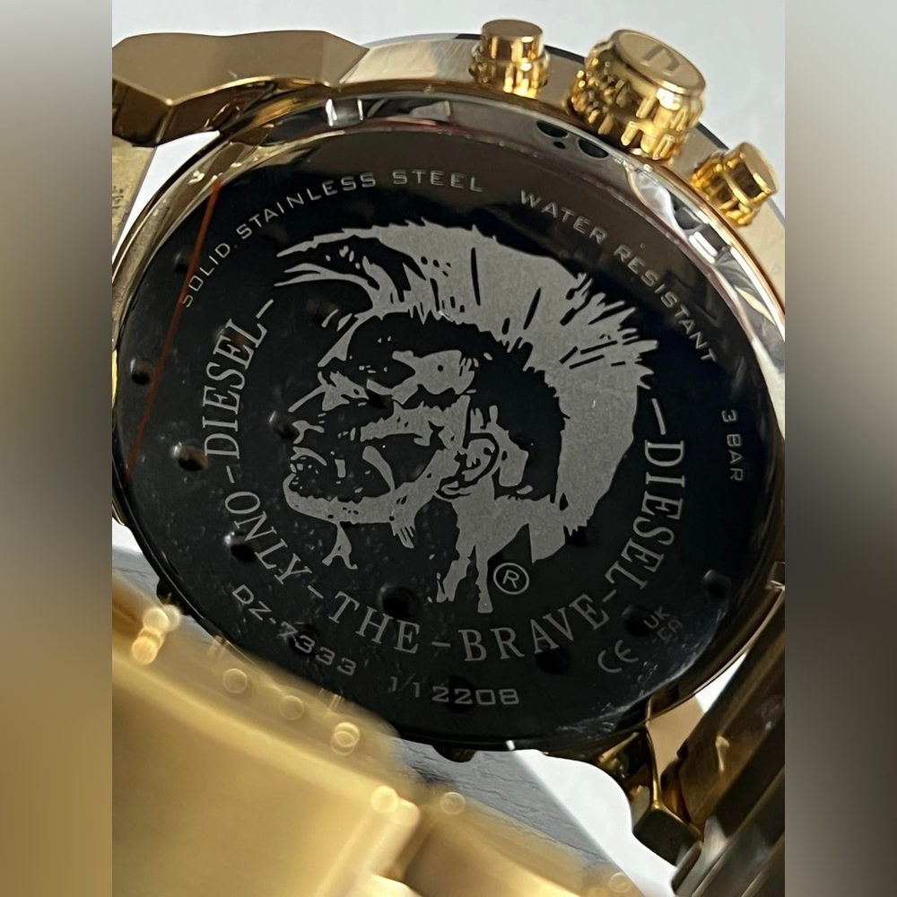 DZ7333 - Diesel Men’s Mr. Daddy 2.0 Gold-Tone Chronograph Watch - Picture 10 of 13